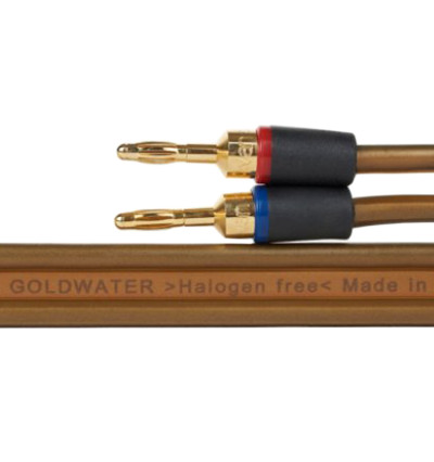 Van den Hul The Goldwater Bananas - Komplet konfekcjonowanych kabli głośnikowych MC OFC 2x1.97mm2 - 2 x 2,5m