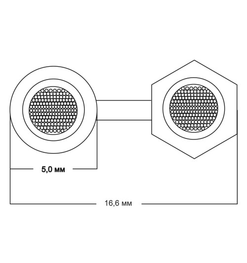 Van den Hul The Goldwater Bananas - Komplet konfekcjonowanych kabli głośnikowych MC OFC 2x1.97mm2 - 2 x 2,5m