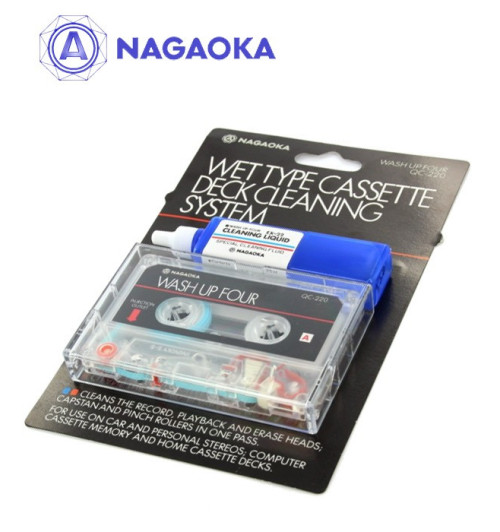 Nagaoka QC-220 -kaseta czyszcząca do magnetofonu