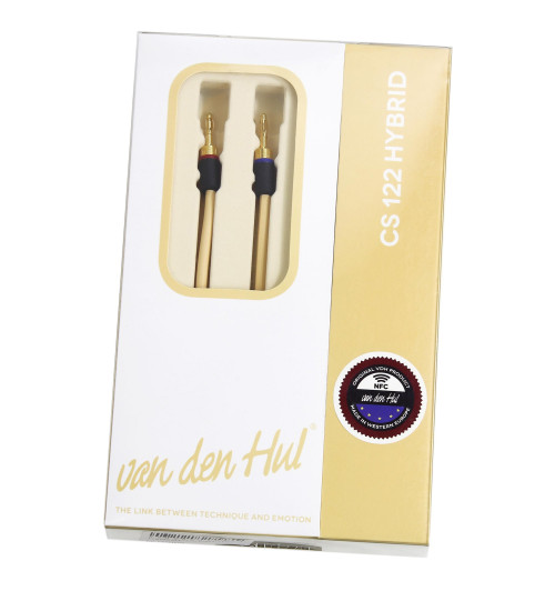 Van den Hul The CS-122 Hybrid Bananas - Komplet konfekcjonowanych kabli głośnikowych MC OFC 2x2.96mm2 - 2 x 2m