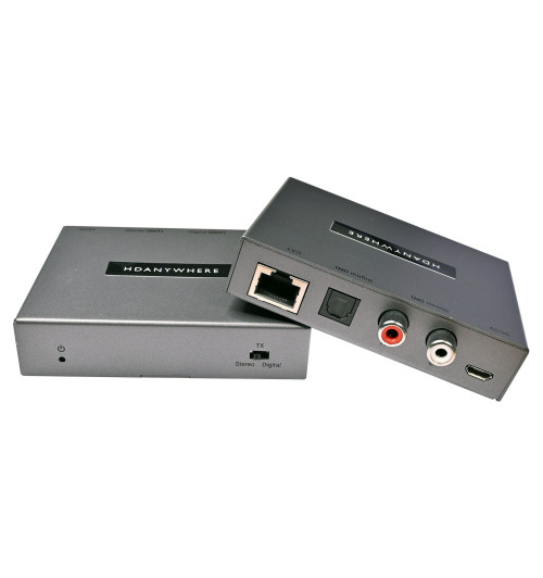 HDAnywhere XTND Audio (300) - Ekstender skrętkowy / przedłużacz sygnału Audio do 300m