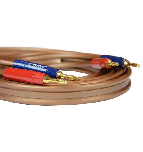Van den Hul The D-352 Hybrid Bananas - Komplet konfekcjonowanych kabli głośnikowych MC OFC 2x5.23mm2 - 2 x 2m