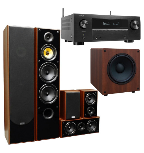 Zestaw: Taga Harmony TAV-606 v.3 + Taga Harmony TSW-90 v.4 + Denon AVR-X2800H