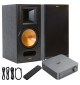 Zestaw: wzmacniacz stereo WiiM Amp + kolumny podstawkowe Klipsch Reference RB-81 II Black Ash
