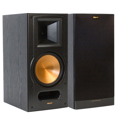 Zestaw: wzmacniacz stereo WiiM Amp + kolumny podstawkowe Klipsch Reference RB-81 II Black Ash