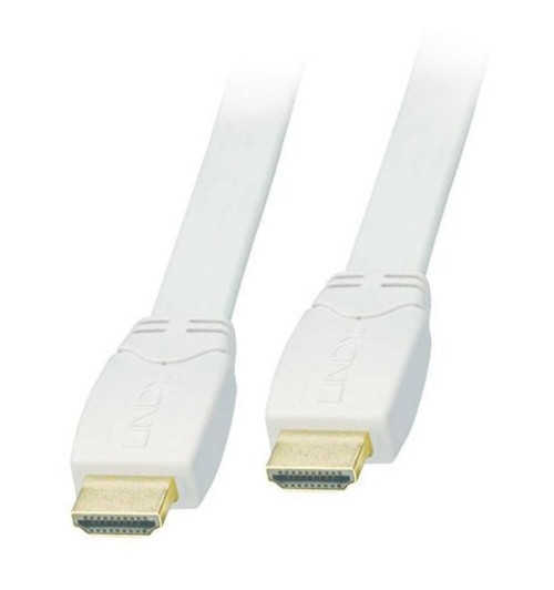Lindy CROMO 2m Kabel HDMI 2.0 biały płaski