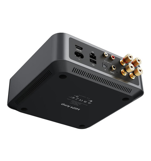 WiiM Amp - Zintegrowany wzmacniacz stereo z odtwarzaczem sieciowym