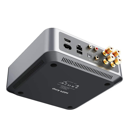 WiiM Amp - Zintegrowany wzmacniacz stereo z odtwarzaczem sieciowym