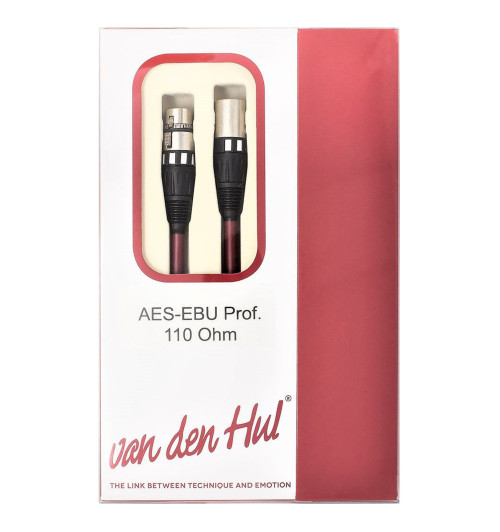 Van den Hul The AES-EBU 110 Ohm Professional Link - Kabel cyfrowy interkonekt XLR
