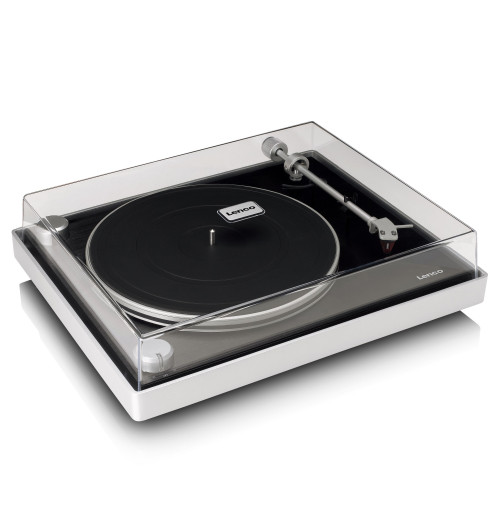 Lenco L-455BK - Gramofon z przedwzmacniaczem i USB + wkładka MM Ortofon 2M Red