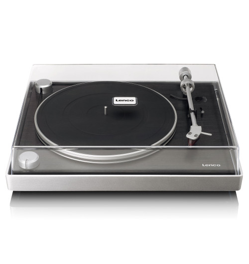 Lenco L-455BK - Gramofon z przedwzmacniaczem i USB + wkładka MM Ortofon 2M Red