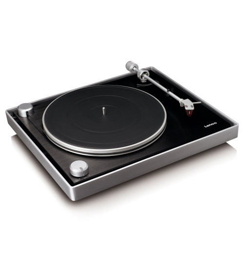 Lenco L-455BK - Gramofon z przedwzmacniaczem i USB + wkładka MM Ortofon 2M Red