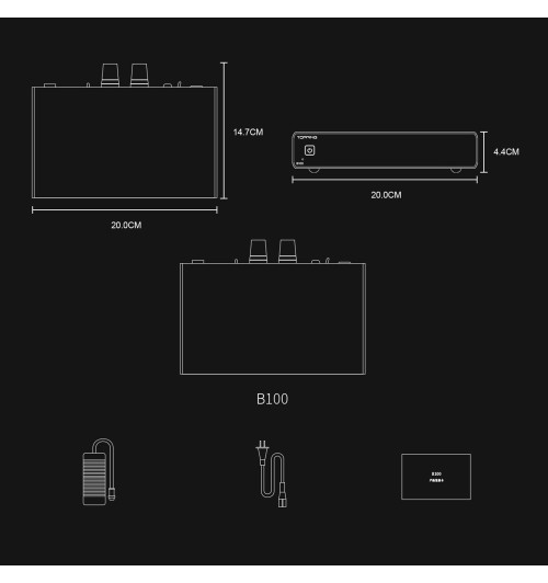 Topping B100 - Końcówka mocy mono