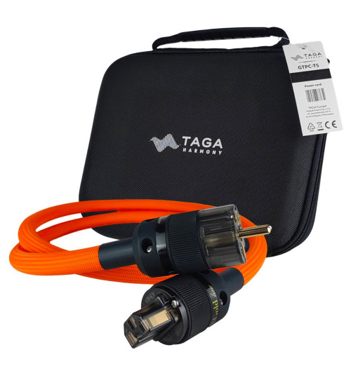 Taga Harmony GTPC-TS Gold Line - Kabel zasilający Schuko - IEC C13