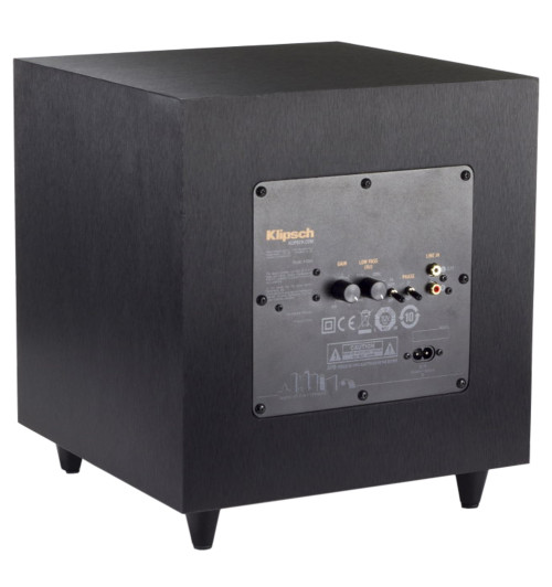 Zestaw: subwoofer aktywny Klipsch R-8SW + kolumny podstawkowe Klipsch R-60M