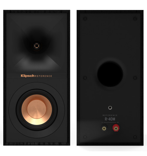Zestaw: subwoofer aktywny Klipsch R-8SW + kolumny podstawkowe Klipsch R-40M