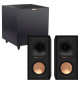 Zestaw: subwoofer aktywny Klipsch R-8SW + kolumny podstawkowe Klipsch R-50M