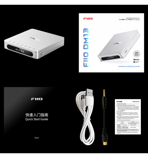 FiiO DM13 - Przenośny odtwarzacz CD z USB