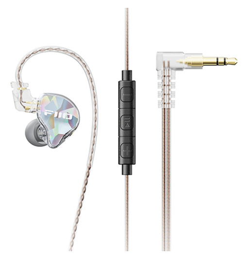 FiiO JD10 - Słuchawki dokanałowe / monitory IEM Hi-Res z mikrofonem