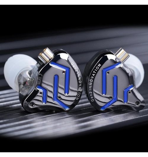 KZ ZSN Pro 2 MIC - Profesjonalne hybrydowe słuchawki dokanałowe IEM z mikrofonem