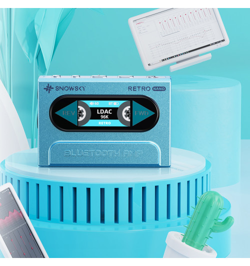 FiiO Snowsky Retro Nano - Przenośny wzmacniacz słuchawkowy z Bluetooth 5.1