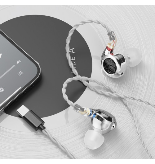 FiiO FD11 Type-C - Słuchawki dokanałowe IEM Hi-Res ze złączem USB-C