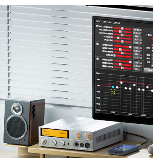 FiiO K17 - Biurkowy wzmacniacz słuchawkowy / przetwornik DAC z Bluetooth 5.1