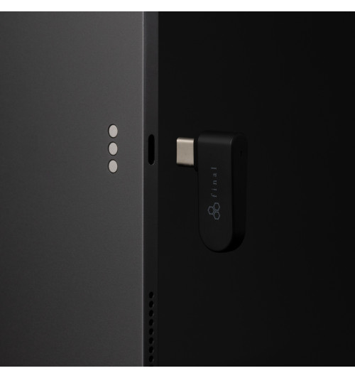 Final Audio VR3000 Wireless - Gamingowe bezprzewodowe słuchawki dokanałowe TWS Bluetooth 5.2 z ANC i adapterem USB-C