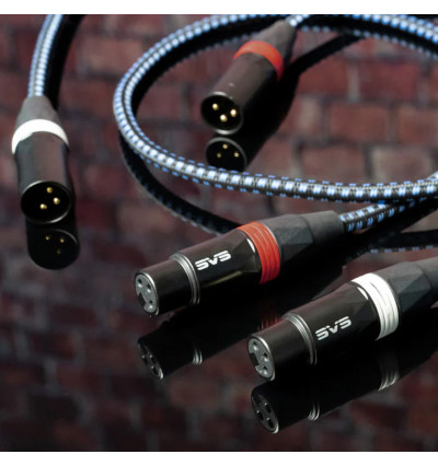 SVS SoundPath Balanced XLR Audio Cable - Para zbalansowanych kabli interkonekt audio XLR - XLR