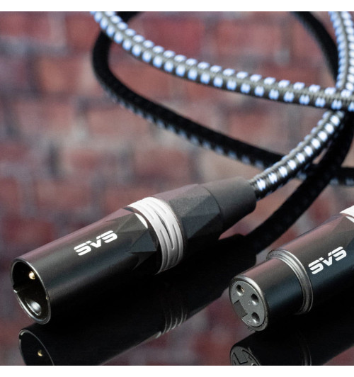 SVS SoundPath Balanced XLR Audio Cable - Para zbalansowanych kabli interkonekt audio XLR - XLR
