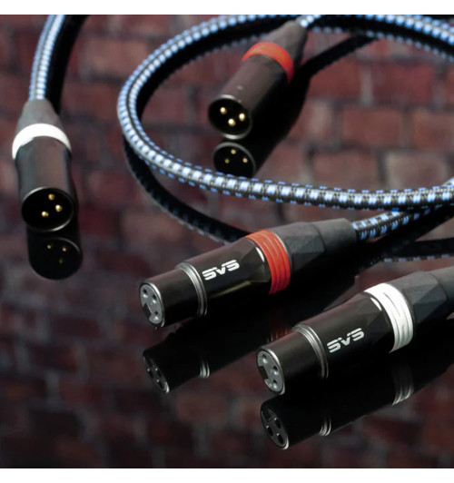 SVS SoundPath Balanced XLR Audio Cable - Para zbalansowanych kabli interkonekt audio XLR - XLR