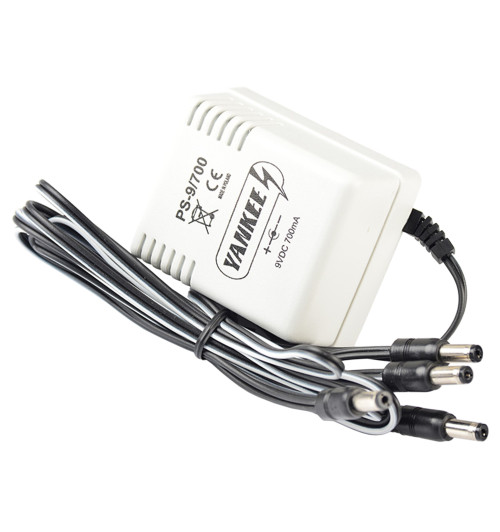 Yankee PS-9/700 - Zasilacz 9V 700mA do 4 efektów gitarowych