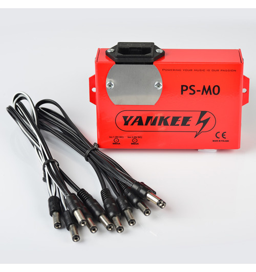 Yankee PS-M0 - Profesjonalny zasilacz 9V DC 2x 900mA do 8 efektów gitarowych