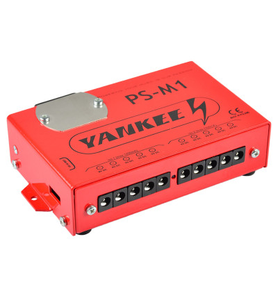 Yankee PS-M1 - Profesjonalny zasilacz 9V DC 2x 900mA do 10 efektów gitarowych