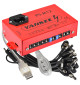 Yankee PS-M12 - Profesjonalny zasilacz 5x 9V DC, 1x 6-24V DC, 1x 9-18V DC, 1x 9V AC i 1x 12V AC do 8 efektów gitarowych
