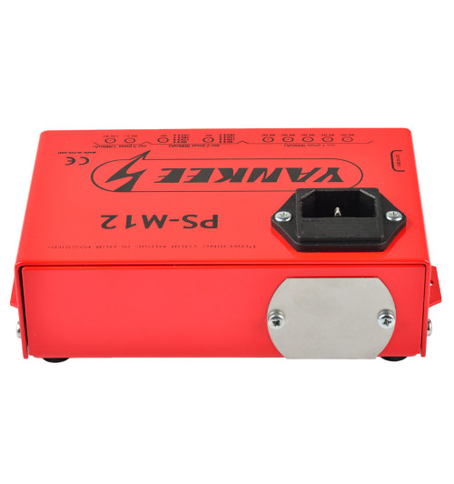 Yankee PS-M12 - Profesjonalny zasilacz 5x 9V DC, 1x 6-24V DC, 1x 9-18V DC, 1x 9V AC i 1x 12V AC do 8 efektów gitarowych