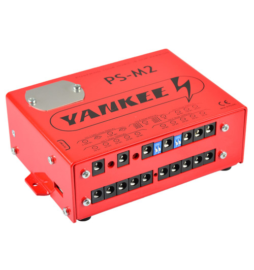 Yankee PS-M2 - Profesjonalny zasilacz z 5 sekcjami do 17 efektów gitarowych