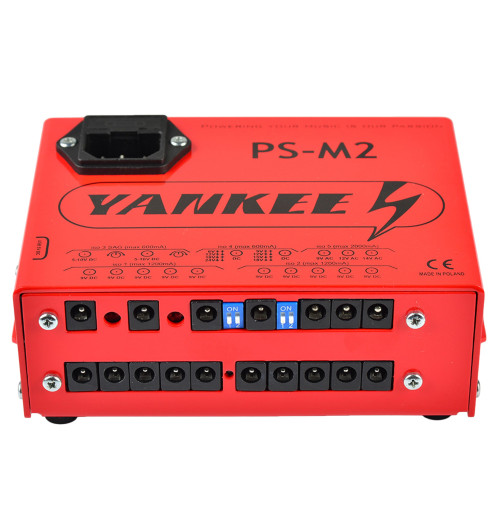 Yankee PS-M2 - Profesjonalny zasilacz z 5 sekcjami do 17 efektów gitarowych