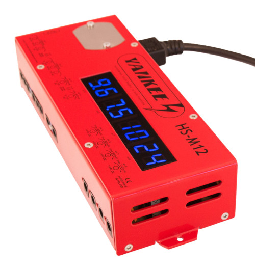 Yankee HS-M12 - Profesjonalny zasilacz z 8 izolowanymi sekcjami do 8 efektów gitarowych