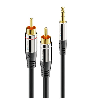 Sonero SAC600 - Kabel interkonekt audio 3.5mm Stereo Jack - 2 RCA (Cinch)