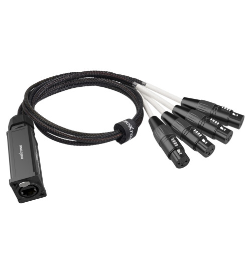 Roxtone PS4F - Konwerter adapter DMX żeński na RJ45 żeński