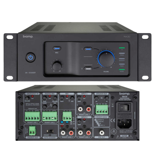 Biamp MA30 - Wzmacniacz miksujący