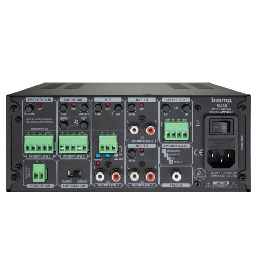 Biamp MA60 - Wzmacniacz miksujący