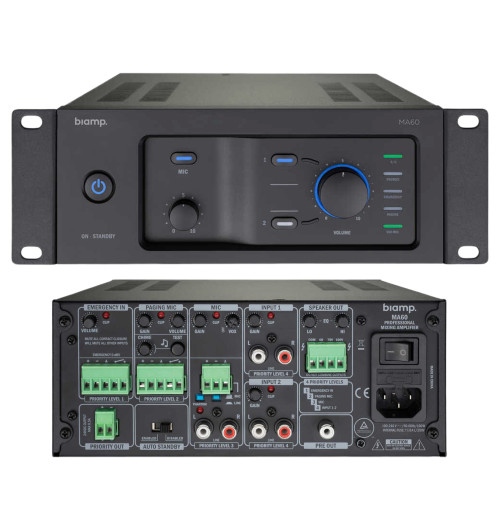 Biamp MA60 - Wzmacniacz miksujący