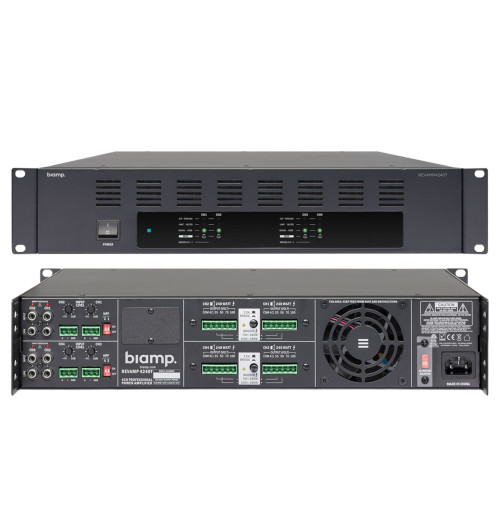 Biamp REVAMP4240T - Profesjonalny 4-kanałowy cyfrowy wzmacniacz mocy