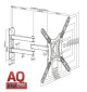 AQ VisiON BR44AM - Uchwyt ścienny obrotowy 23" - 55"
