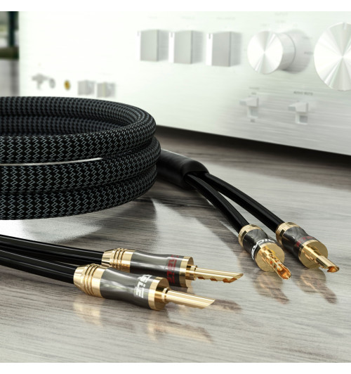 Ricable Magnus Speaker MKII - Komplet konfekcjonowanych kabli głośnikowych