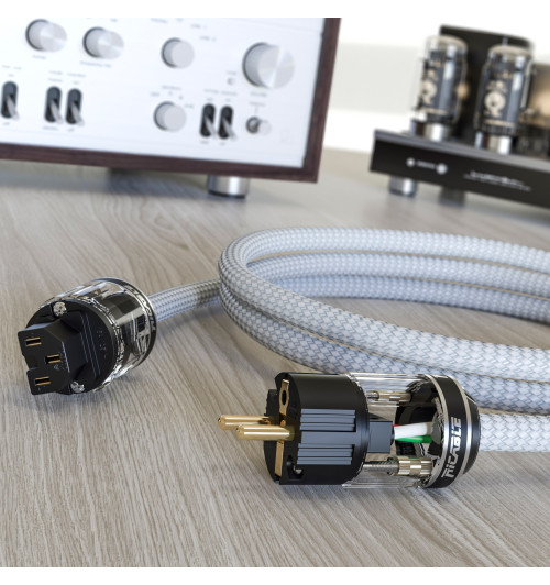 Ricable Primus Power - Kabel zasilający Schuko 16A - IEC 10A