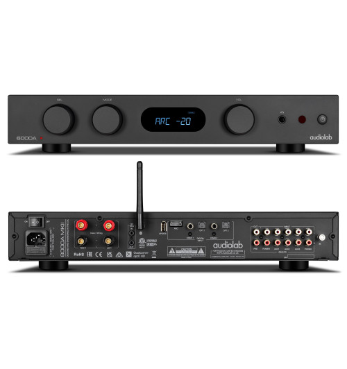 Audiolab 6000A MKII - Wzmacniacz zintegrowany stereo z Bluetooth 5.1