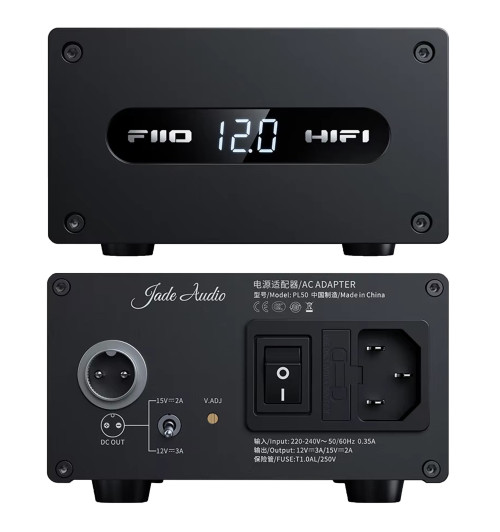 FiiO x JadeAudio PL50 - Zasilacz liniowy 12V/3A i 15V/2A